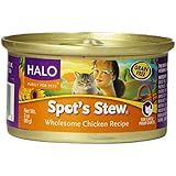Halo Spot's Stew for Cats, Wholesome Chicken Recipe, 3oz/12cans
