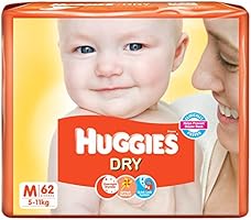 Huggies New Dry Diapers Medium (62 Count)
