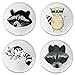 A&T Designs Set 4 Raccoons 3