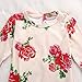 Newborn Baby Girls Long Sleeve Sweet Rose Romper Jumpsuit Bodysuit Outfits Clothes