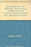 Special tests and their meanings