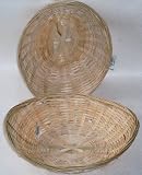 Wicker Oval Bread Baskets 9(23cm)-Pack of 10