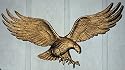 Whitehall Antique Brass 29" Wall Eagle - 00734