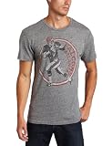NFL Men's Atlanta Falcons Short Sleeve Triblend Crew (Steel, Medium)
