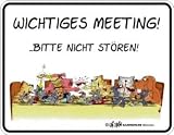 ULI STEIN TIER MEETING SPAß FUNSCHILD BLECHSCHILD R324