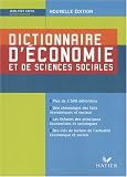 Dictionnaire d économie et de sciences sociales