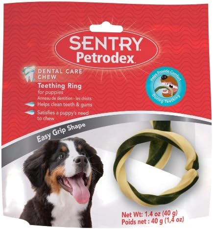 Sentry Petrodex VS Puppy Teething Ring, 1.4-Ounce