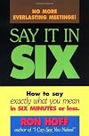 Say It In Six