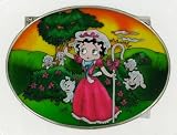 Betty Boop Stained Glass Art Little Bo Peep Nursery Rhyme Wall Decor