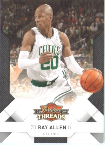 2009 /10 Panini Threads Basketball Card # 73 Ray Allen Boston Celtics Mint Condition - Shipped In Protective ScrewDown Display Case!