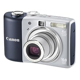 Canon PowerShot A1000 IS Digital Camera - Blue (10.0MP, 4x Optical Zoom) 2.5 LCD