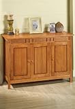 Mission style Console With 3 Wood Doors