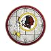 Memory Company Washington Redskins 12 inch Art Glass Clock