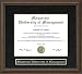 Maharishi University of Management (MUM) Diploma Frame