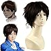 Anangelhair + Free Hair Cap Japanese Anime Attack on Titan Eren Jaeger Cosplay Wig Costume Party Hair