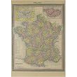 France Map Cavallini Papers Decorative Wrap, Paper,Poster, 20 by 28 inches France Map Cavallini Papers Decorative Wrap, Paper,Poster, 20 by 28 inches