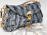 (ルイヴィトン)LOUIS VUITTON モノグラムデニム ミニプリーティ・レイエ・カスタマイズ ブルー M95332 並行輸入品 カスタマイズ