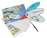 Pebeo Aquarelle Watercolour Travel Pod contains 10 half pans, a No4 aqua brush AND 12 inspiring scenes from Provence pre-sketched on 300gsm 18x24cm Paper to develop paint and colour techniques