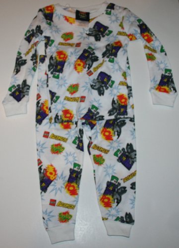  Lego Batman Boy's Thermal Pajama Set - Long Sleeve Shirt/Pants - Size: 2T