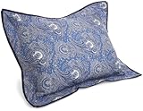 Pinzon Italian Paisley Percale Standard Sham