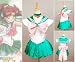 Sailor Moon Jupiter Cosplay Costume- Please Email Us Your Custom Information