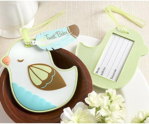 Cute Baby Bird Luggage Tag for Wedding Gift Baby Shower (set of 10)
