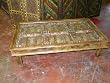 Antique Old Door Rustic Carved Teak Coffee Table India Furniture 69"
