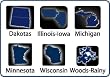 WayPoint LPWIC5 Wisconsin Lei Map Chip
