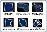 WayPoint LPWIC5 Wisconsin Lei Map Chip