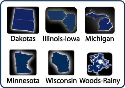 WayPoint LPWIC5 Wisconsin Lei Map Chip