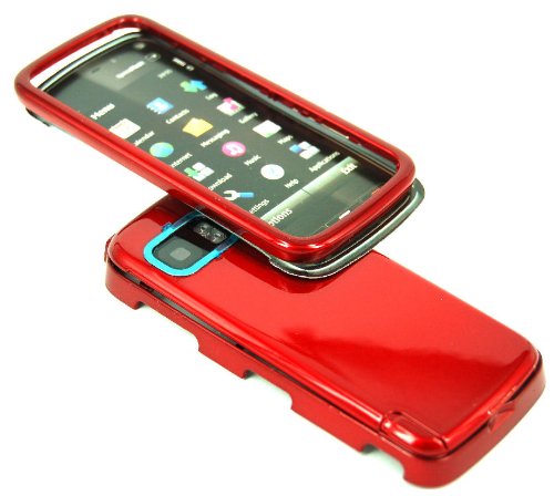 U-Bop Housing Fascia Kit For Nokia 5800 Xpressmusic , Red