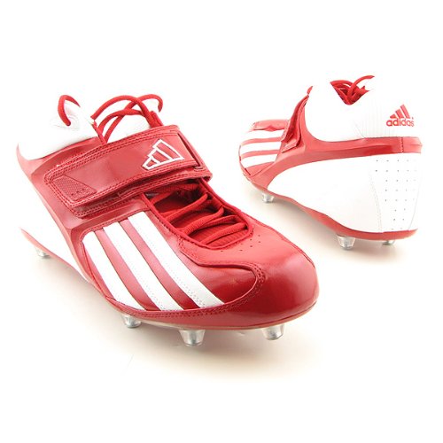 ADIDAS Quickslant MD Mid Cleat Football Shoe Red Men SZ