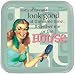 It's Me Or The House Decorative Metal Tray