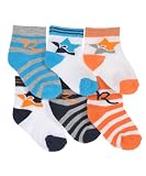 Rocawear Stars & Stripes Quarter Crew Socks 6-Pack (Sizes 0M - 24M)