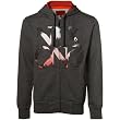Nixon Philly Fog Dark Heather Full Zip Hoodie Sweatshirt