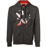 Nixon Philly Fog Dark Heather Full Zip Hoodie Sweatshirt
