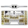 Pro-Grade METRIC 40-Piece TITANIUM Tap & Hexagon Die Set - M3 to M12