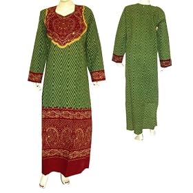 Womens Dress Party & Evening Wear Kaftans Formal Gowns Cotton Size M (kftn562-x)