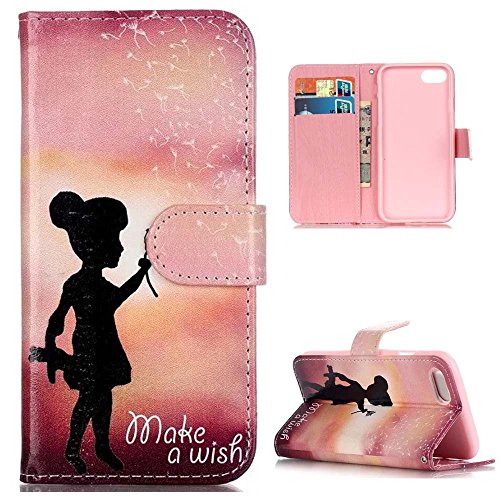 iPhone 7 Plus Case,iPhone 7 Plus Wallet Case,Creativecase New Magnetic Wallet PU Leather [Flip ID Card] Protective Phone Case for iPhone 7 Plus 5.5 inch