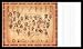 Native American Tribes Map Indians Framed Art Poster Print - 20" X 16"