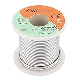 uxcell DMiotech 2mm 200G 60/40 ロジン コア スズ 鉛 ロール はんだ ワイヤー