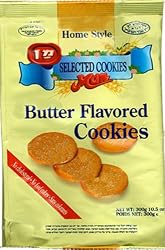 Man Butter Cookies, 10.5-Ounce Packages (Pack of 12)