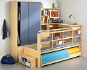 Jugendzimmer Kinderzimmer Blau Platz und Raumwunder