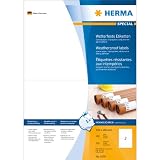 Herma Etiketten A4 4378 210x148 mm extrem stark haftend Papier wetterfest 200 St&uuml;ck wei&szlig;