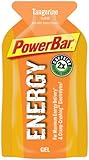 PowerBar Energy Gel, Double Caffeine, Tangerine, 1.44-Ounce Packets (Pack of 24)