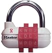 Master Lock 1534DPNK Breast Cancer Research Foundation Password Lock, Pink