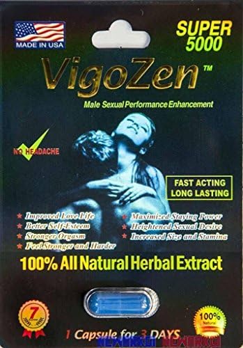 4 Packs VigoZen Super 5000 Male Sexual Performance Enhancement