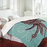 Duvet Cover Octopus Bloom (by DENY Designs)
