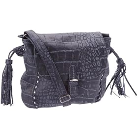 La Bagagerie Smoothie C Pochette femme - Pétrole Cuir
