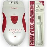Epilady Legend 4th Generation Epilator Hair Remover Epilady Coil Tweezer Removes includes Illuminated Magnifier